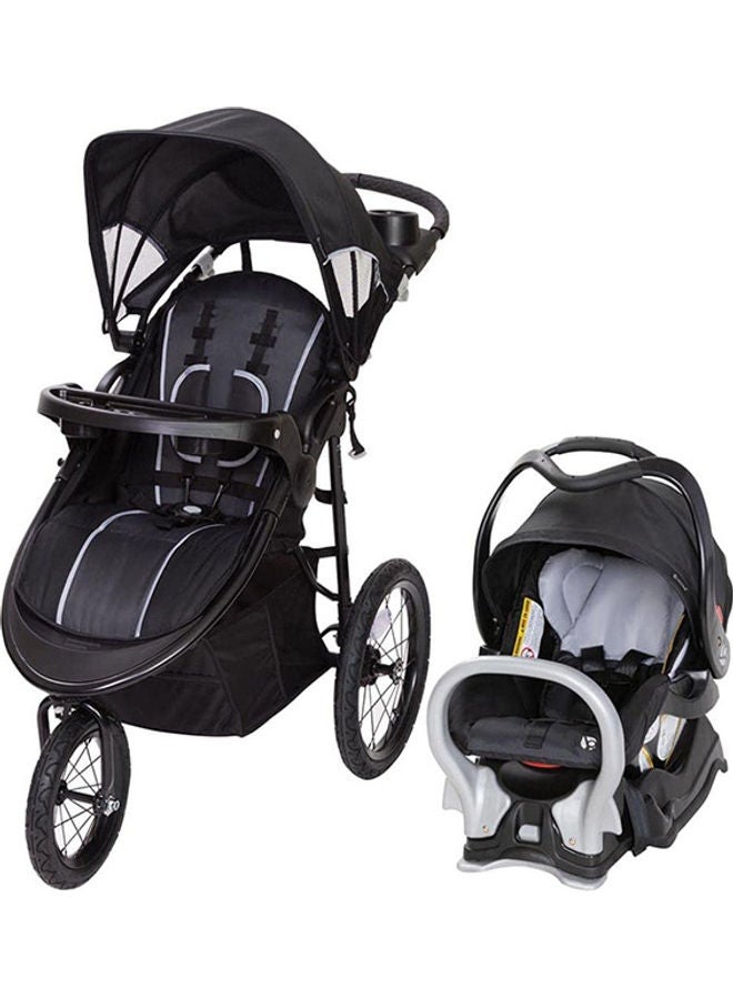 babytrend Cityscape Plus Jogger Travel System With Flexloc Ics- Raven - Image 1