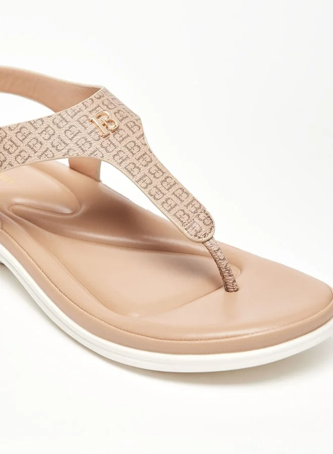 Flora Bella By Shoexpress Womens Printed Flatform Sandal With Buckle Closure