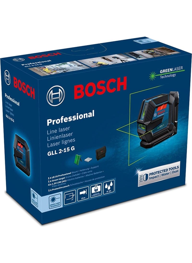 BOSCH Gll 2-15G Line Alignment Laser - 0601063W00  - Image 2
