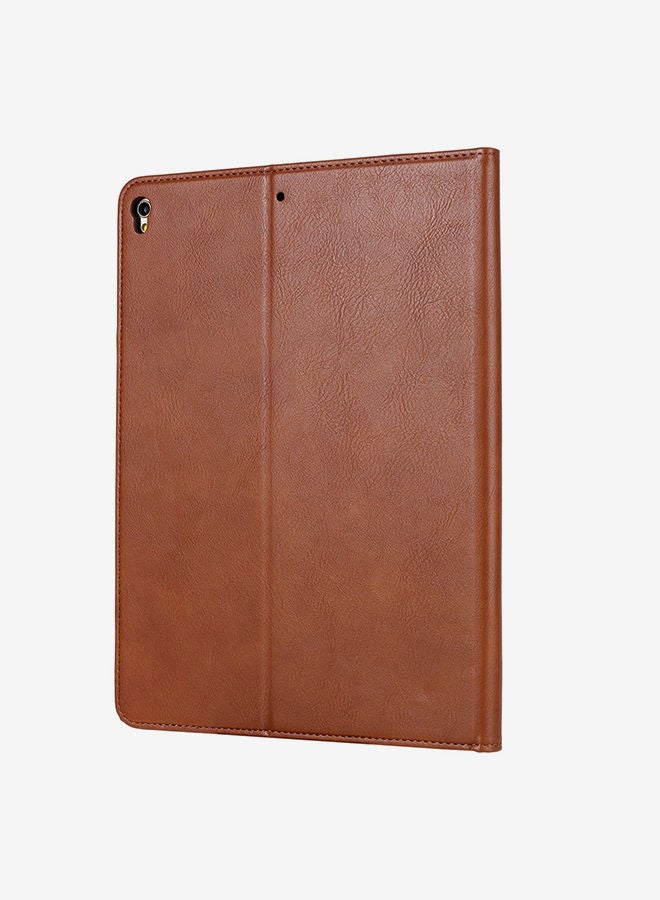 NIBEMINENT Knead Skin Texture Horizontal Flip Leather Case Cover For Apple iPadAir 10.5 inch Brown  - Image 2