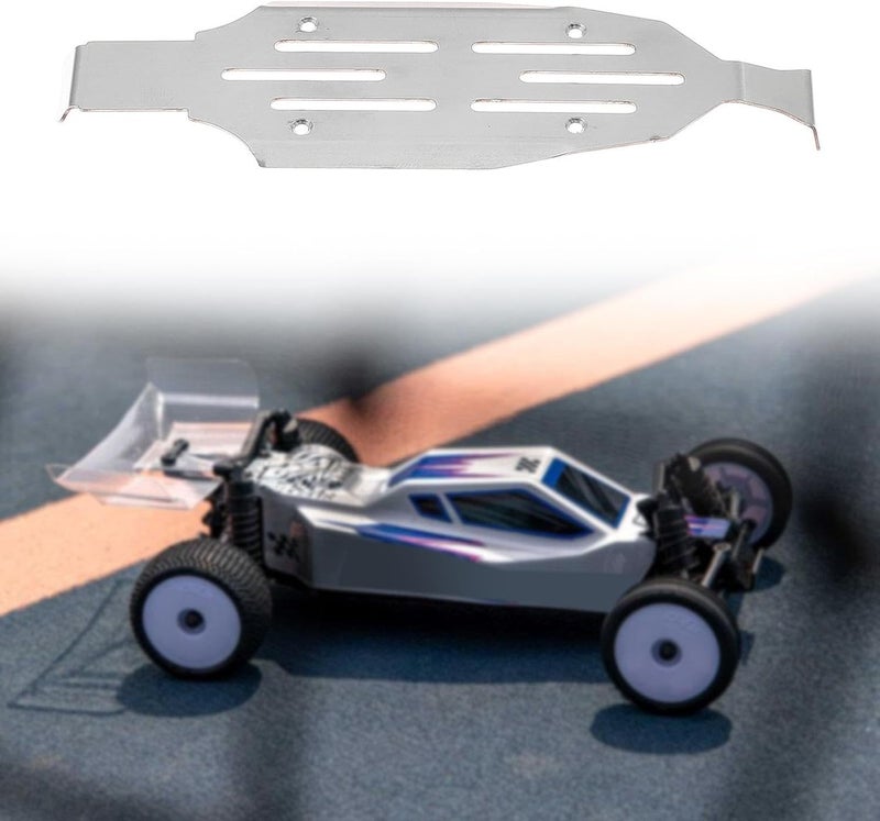 predolo 1:24 Scale Stainless Skid Plate Repair Stainless Steel Chassis Guard Plate - Image 3