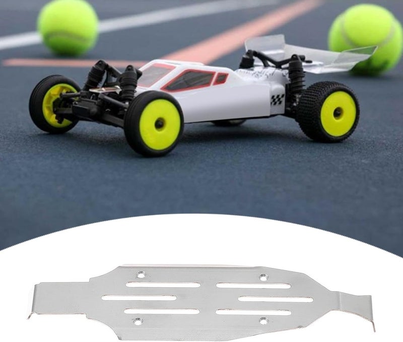 predolo 1:24 Scale Stainless Skid Plate Repair Stainless Steel Chassis Guard Plate - Image 2
