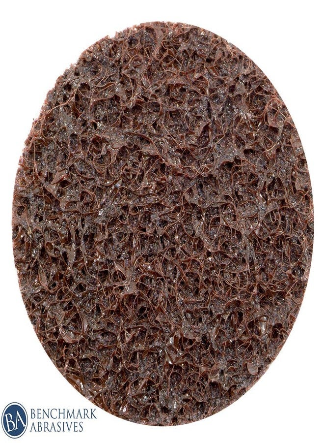 كاشطة القياس أقراص Benchmark Abrasives سريعة التغيير من النايلون لتكييف الأسطح، مقاس 2 بوصة، للصنفرة والتلميع وإزالة الطلاء، مع دعامة من النوع R للاستخدام مع آلة الطحن - (عبوة من 50 قرصًا) (متوسطة الحجم) - Image 2