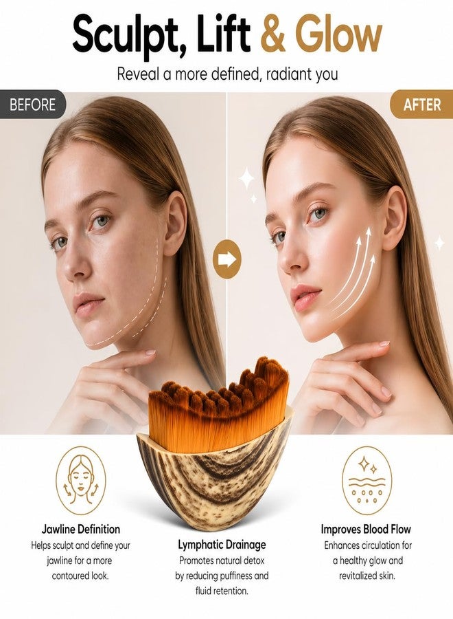 ZPCCOT Silicone Face Ice Bowl with Ice Tray, Ice Bath Facial Bowl, Lymphatic Face Brush for Jawline & Glow, Makeup Headband Wristband Set, Ice Facial Skincare Kit for Women - Image 4