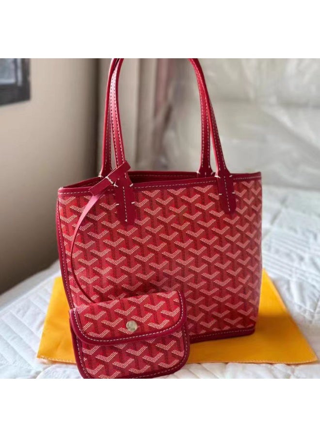 Handbag -sided elegant design, with small pockets inside, tote bag with large capacity and single shoulder strap It is an excellent gift for fashionable women