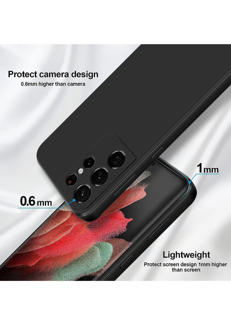 BORTONY S21 Ultra Case Liquid Soft Silicone Protective Cover For Samsung Galaxy S21 Ultra - Image 3