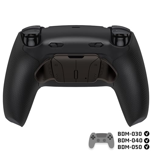 eXtremeRate RISE4 Plus MAX RMB Back Paddles Kit with Clicky Trigger Stops & Rubberized Grip for PS5 Controller BDM-030 040 050, Remappable Real Metal Back Buttons Kit for PS5 Controller – Black - Image 4