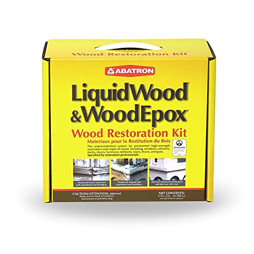 Abatron Wood Restoration Kit - 4 Quart - Includes LiquidWood Epoxy Resin Wood Hardener and WoodEpox Wood FIller - Image 2
