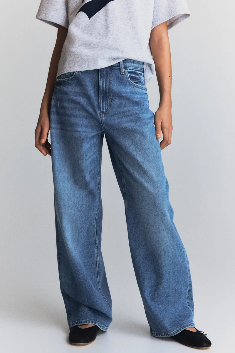 اتش اند ام Wide Leg Jeans