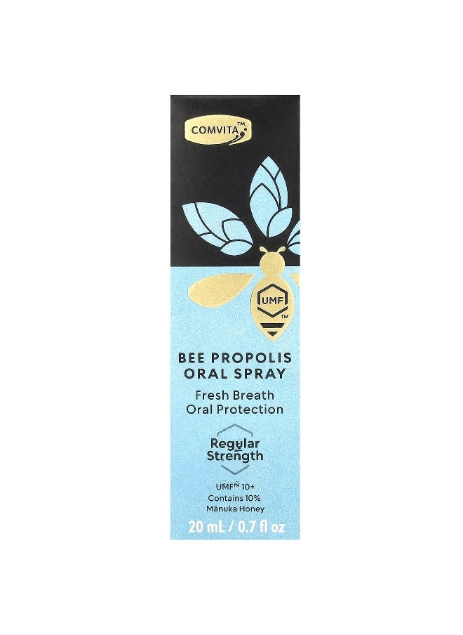 Comvita Comvita, Bee Propolis Oral Spray, Regular Strength, UMF 10+, 0.7 fl oz (20 ml) 
