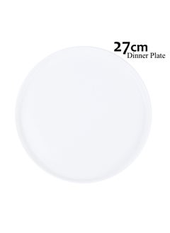 Cuisine Art Cuisine Art Aden Bone China Dinner Plate for Every Meals - 27cm, White | Elegant, Durable & Microwave Safe  - Image 2