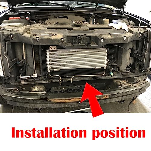 OVANOH Low Pressure Drop Transmission Oil Cooler 40k Transmission Oil Cool Compatible For Heavy Duty 40,000 GVW Max Low Mounting Hardware Towing Applications and Advanced Cooling Protection LPD47391 - Image 3