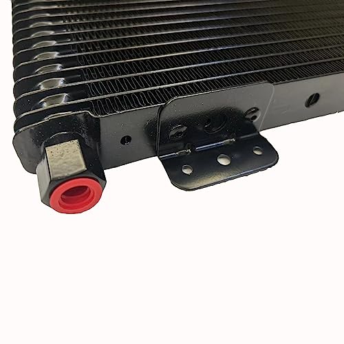 OVANOH Low Pressure Drop Transmission Oil Cooler 40k Transmission Oil Cool Compatible For Heavy Duty 40,000 GVW Max Low Mounting Hardware Towing Applications and Advanced Cooling Protection LPD47391 - Image 5