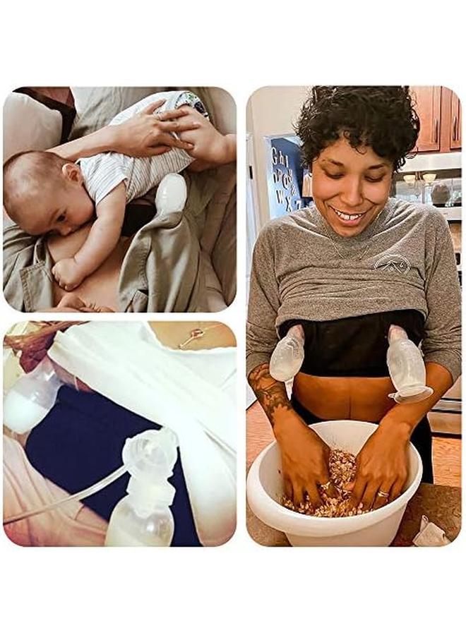 هاكا مضخة ثدي من السيليكون مع قاعدة شفط وسدادة زهور سعة 100 مل باللون الأزرق - Image 2