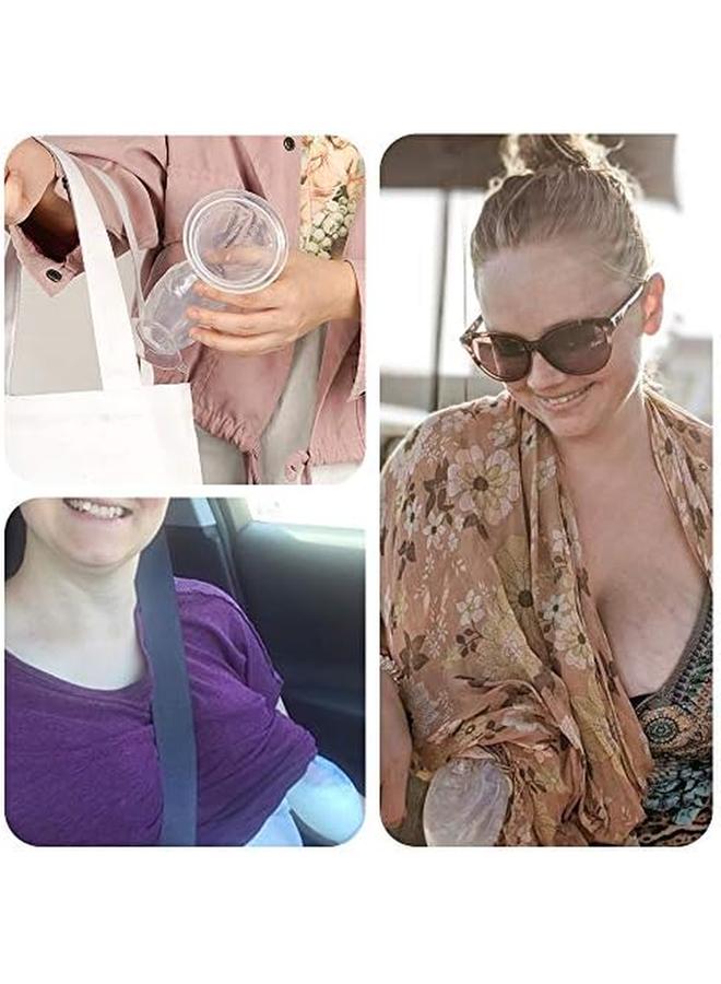 هاكا مضخة ثدي من السيليكون مع قاعدة شفط وسدادة زهور سعة 100 مل باللون الأزرق - Image 4