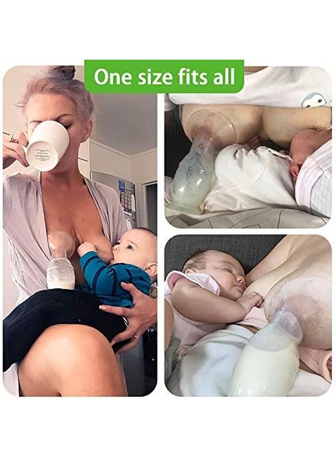 هاكا مضخة ثدي من السيليكون مع قاعدة شفط وسدادة زهور سعة 100 مل باللون الأزرق - Image 3