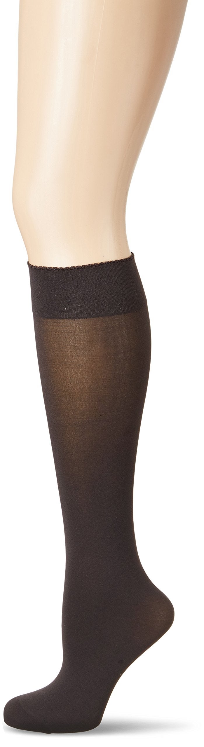 Wolford Velvet De Luxe 50 Knee-highs High-thigh Socks Compression Stockings For Women - Image 3