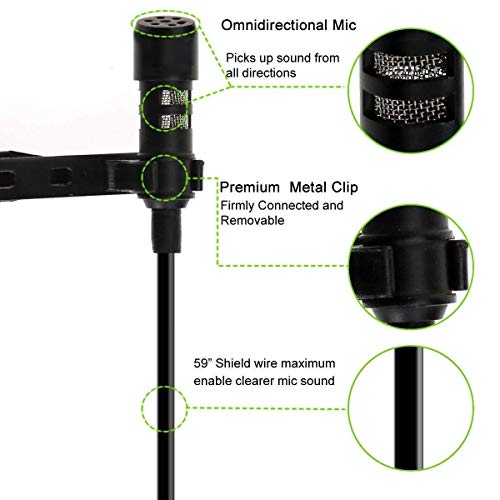 HUMBLE Clip-On Lapel Collar Mic – Dynamic 3.5mm Microphone for Clear Voice Recording – Ideal for YouTube, Interviews and Vlogging –Universal Compatibility with Smartphones, PCs, & Laptops (1.5 Meter) - Image 4