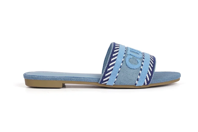 Ladies Cuple print Slip-on Sandals