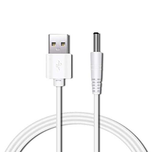 Accessonico Toothbrush Charger Replacement for Fairywill, Dnsly, Gloridea, Vekkia Electric Toothbrush Charger Cable USB DC Cord Tooth Brush (White 3.3ft) - Image 2