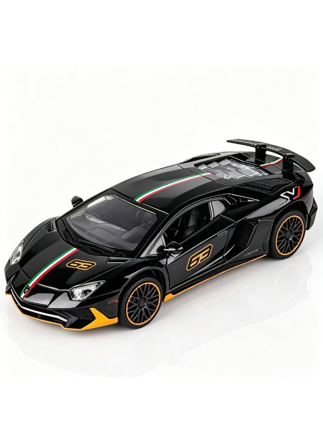 LAMBORGHINI High-Detail Alloy Car Model with Realistic Lighting & Sound Effects, 1:32 Scale Die-Cast Vehicle, Collectible Display Model for Adults & Kids - Image 1