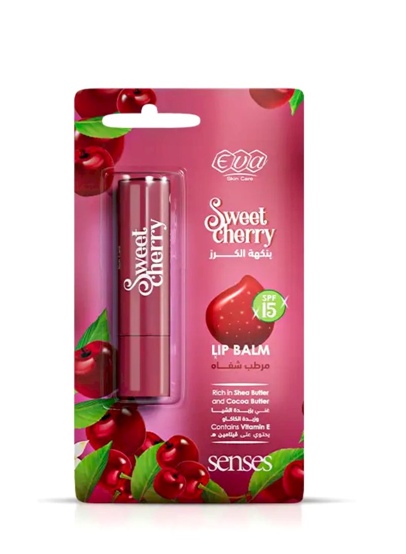 إيفا مرطب شفاه إيفا سكين كير سينسز - توت بري ٤ غرام - Image 2