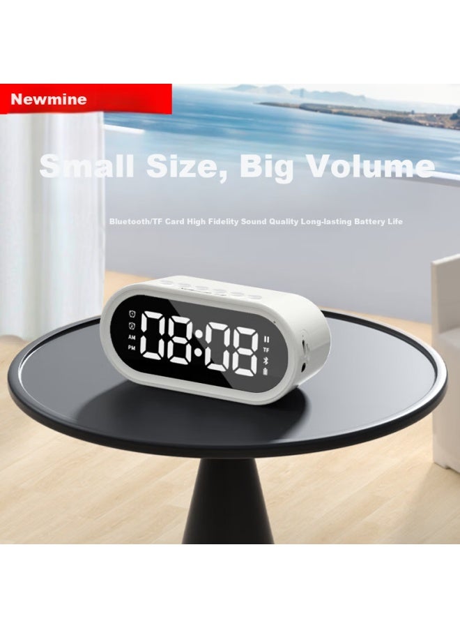 Bt511 Bluetooth Speaker Electronic Smart Alarm Clock Household Desktop Mini Portable Subwoofer Collection Speaker