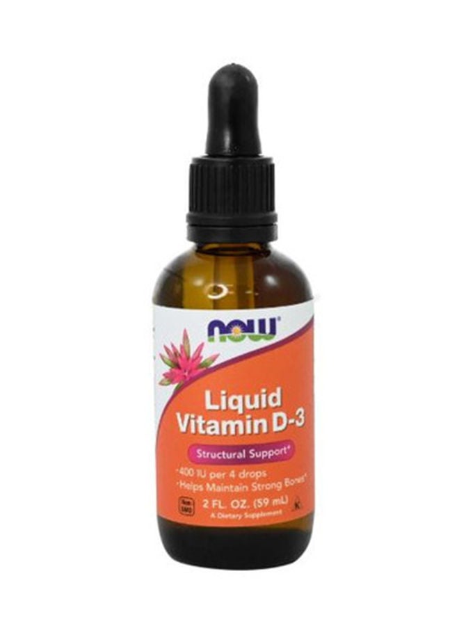 ناو فيتامين د3 السائل الداعم الهيكلي يحافظ على عظام قوية 59 مل