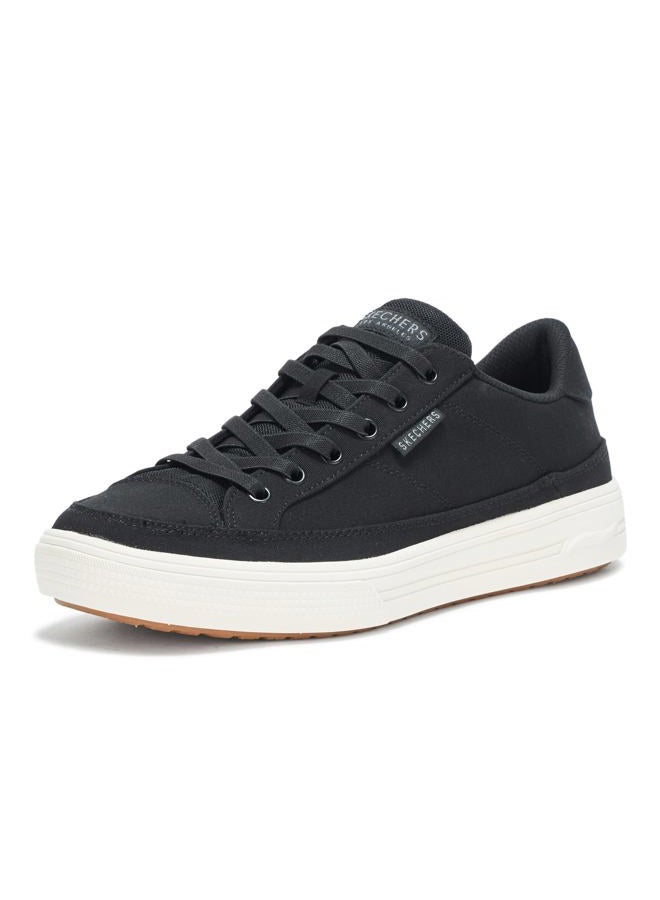 SKECHERS Men's Arch Fit Arcade-Meet Ya There Sneaker, Black, 40 EU - Image 1