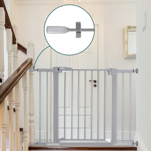 Babelio Baby Gate Stairs Banister Adapter-Y Threaded Spindle Rods for Pressure Mounted for Child & Pet Safety Gates with Extra Long Wall Mounting Screws Rod & Bolts (10MM) - Image 2