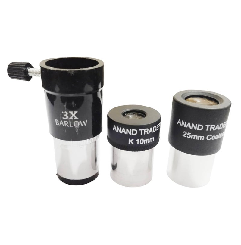 DWIJ Anand traders 125x astronomical telescope for beginners for watching saturn,jupiter and moon. With barlow. 50500 model. - Image 3