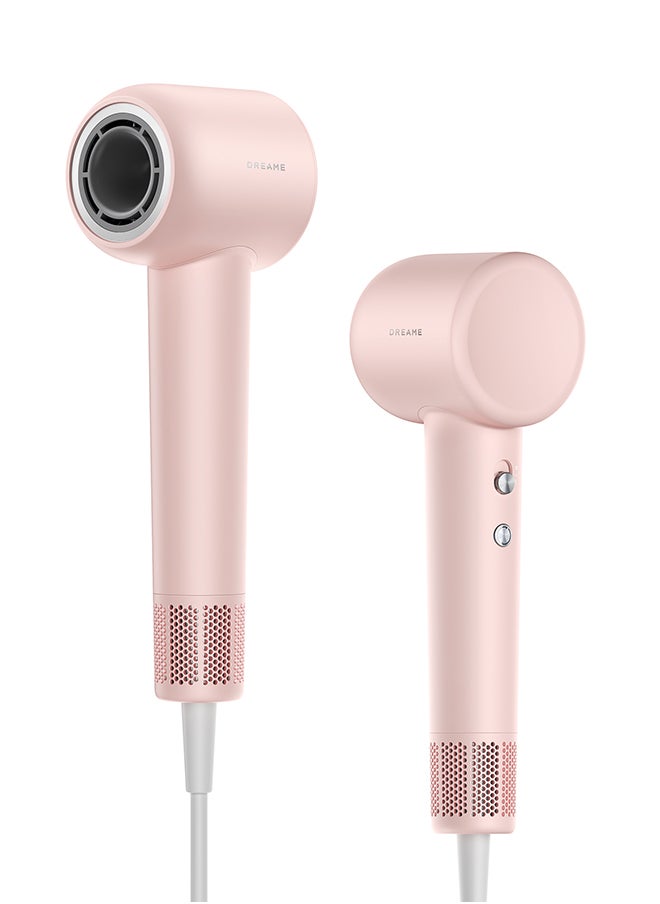 Dreame - Hair Gleam Hair Dryer, High Speed Motor 3 Mins Quick Drying, 2 Airflow Speeds 4 Temperature Levels, 330g Lightweight Low Noise (Pink) - Image 1