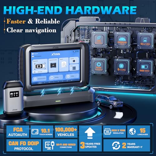XTOOL IP919 AI-Assisted Diagnostic Scanner for Car, 2026 Ver.Bidirectional Scan Tool with Topology Map, ECU C0ding,8-Core Processor, 51+ Resets, All System OBD2 Scanner, 3-Y Free Update - Image 3