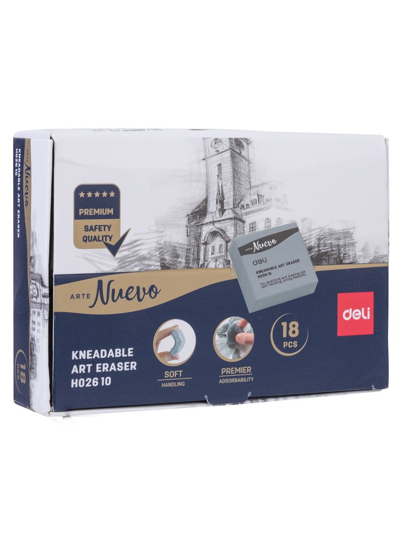 ديلي ممحاة فنية عجن EH02610 باللون الرمادي – مثالية للرسم والتظليل وتصحيح الأعمال الفنية - Image 4