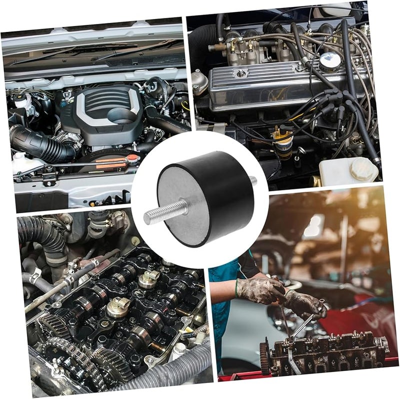 حوامل عزاز الاهتزاز المطاطية مع مسامير للمولدات والضواغط 4 قطع - Image 4