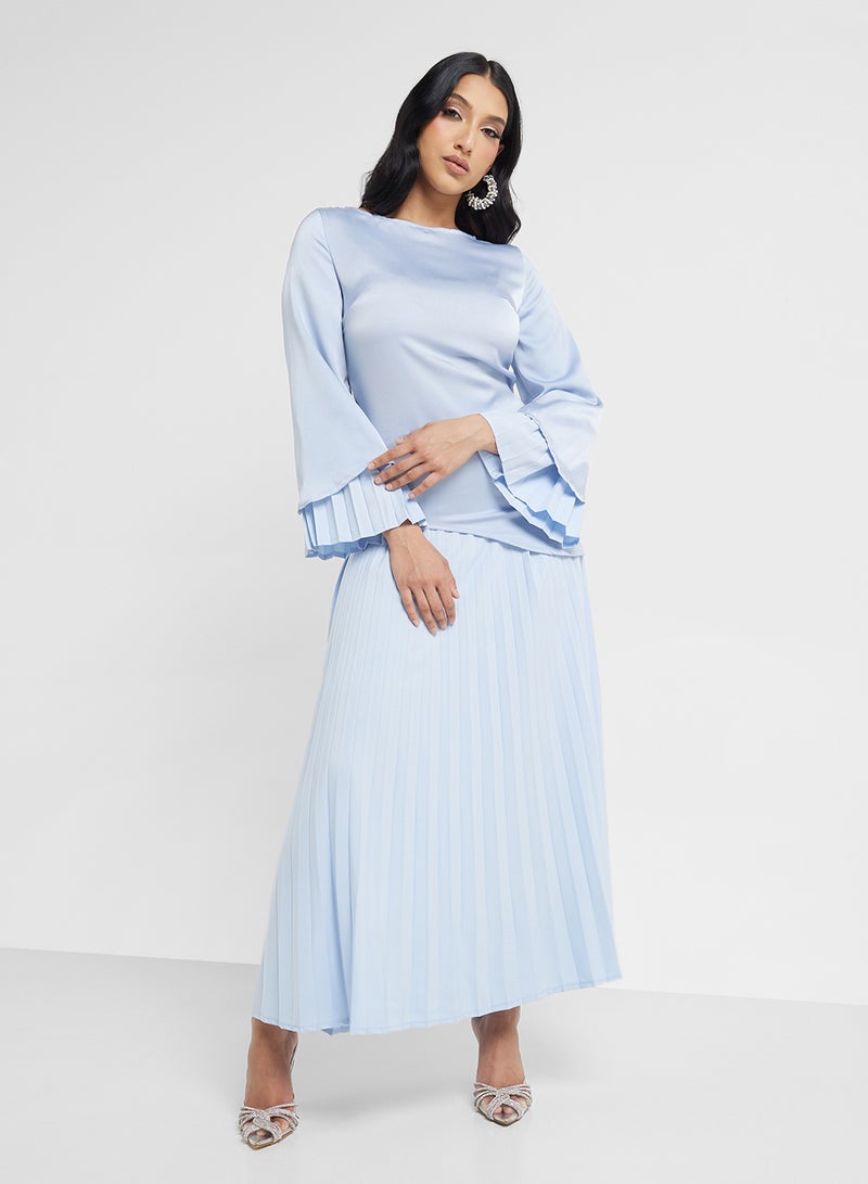 خزانة طقم تونيك وتنورة مطوية - Image 5