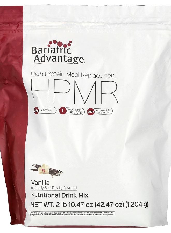 Bariatric Advantage بديل الوجبة عالي البروتين بنكهة الفانيليا 2 رطل 10.47 أونصة (1204 جرام)