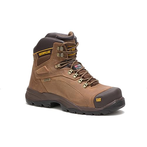 Cat Footwear Men's Diagnostic Waterproof Steel-Toe Work Boot,Dark Beige,8.5 W US - Image 2