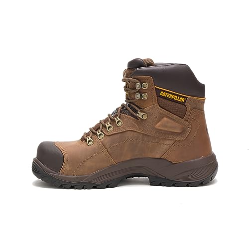 Cat Footwear Men's Diagnostic Waterproof Steel-Toe Work Boot,Dark Beige,8.5 W US - Image 3