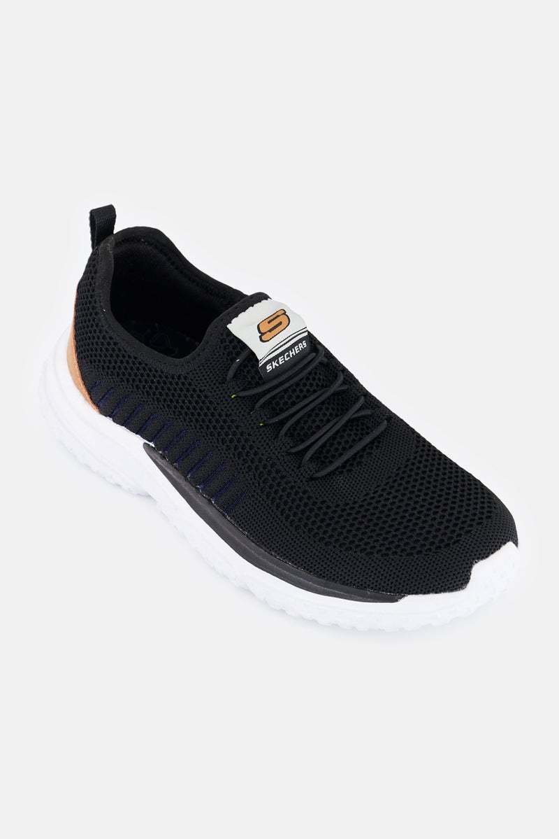SKECHERS Men Solvano Gaten Slip On Outdoor Shoes, Black - Image 4