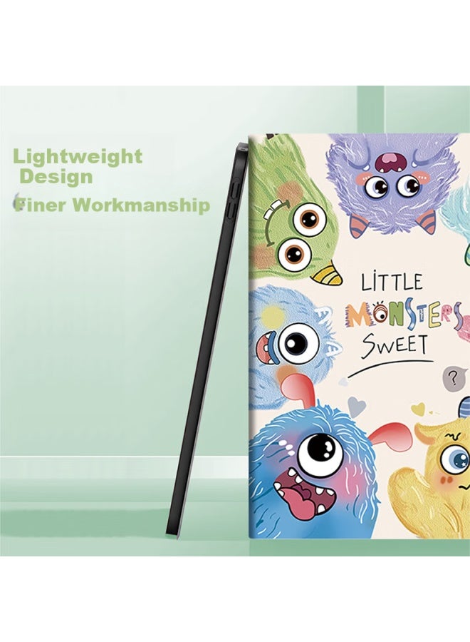 Jiang Ming Jiangming Compatible With Honor Tablet V9 Protective Case Model, 11.5-inch Soft Light Version Tablet Computer Case, Slim Full Coverage Shockproof Soft Shell, Creative Cartoon Cute Study Leather Cover - Image 1