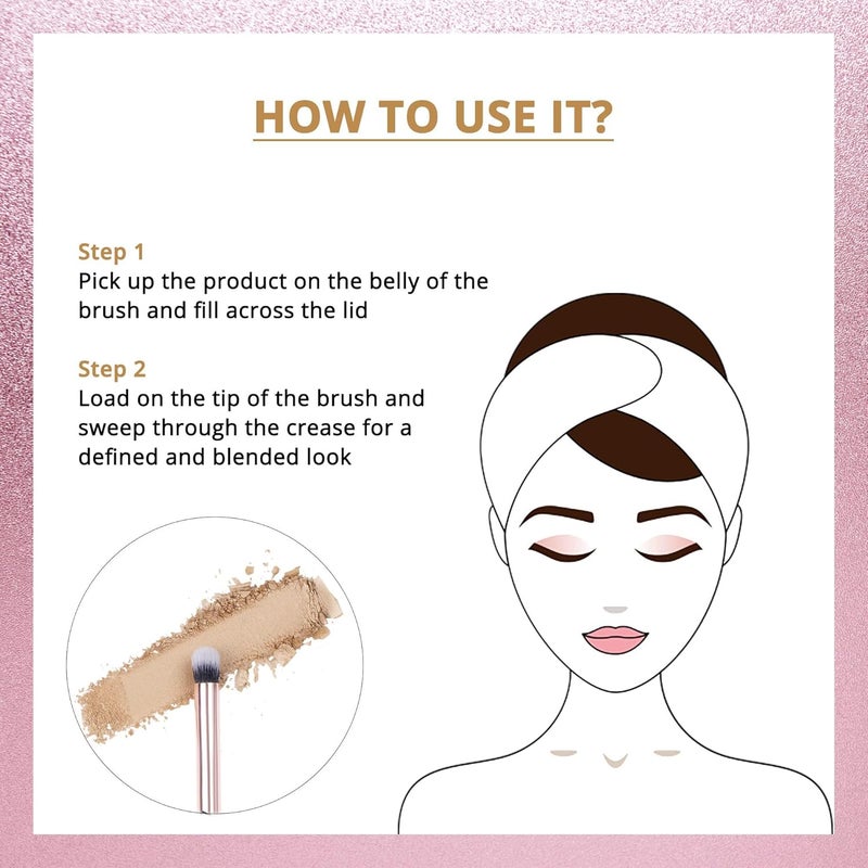 Nykaa BlendPro Eyeshadow Blending Makeup Brush - Image 3
