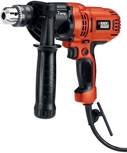 BLACK+DECKER 7.0 Amp 1/2 in. Electric Drill/Driver Kit (DR560) , Orange - Image 1