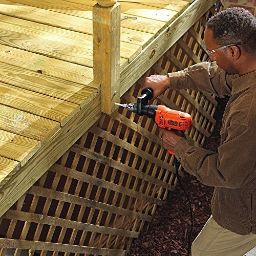 BLACK+DECKER 7.0 Amp 1/2 in. Electric Drill/Driver Kit (DR560) , Orange - Image 4