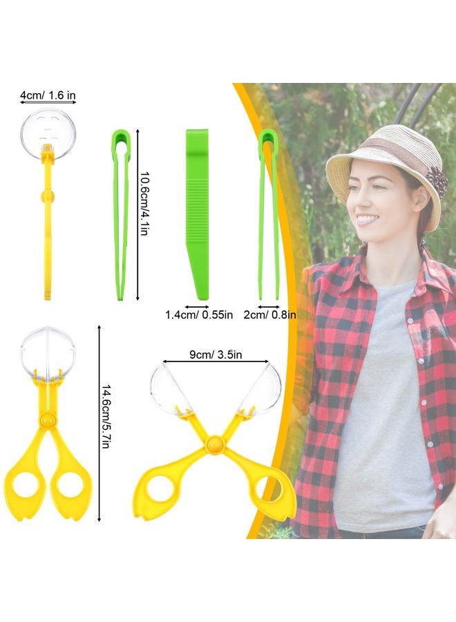 Mudder 12 Pieces Fine Motor Skill Toys Includes 6 Handy Scoopers 6 Jumbo Tweezers Bug Insects Tweezer Backyard Explorer Outdoor Tool Sensory Learning Tool Skill Development Nature Exploration Observation - Image 2