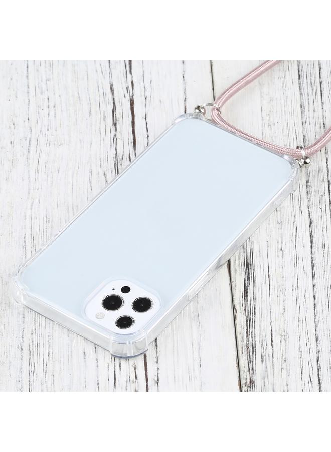 Zaboon Case For iPhone 13 Pro Max Four-corner Shockproof Transparent TPU Protective Case with Lanyard - Image 4