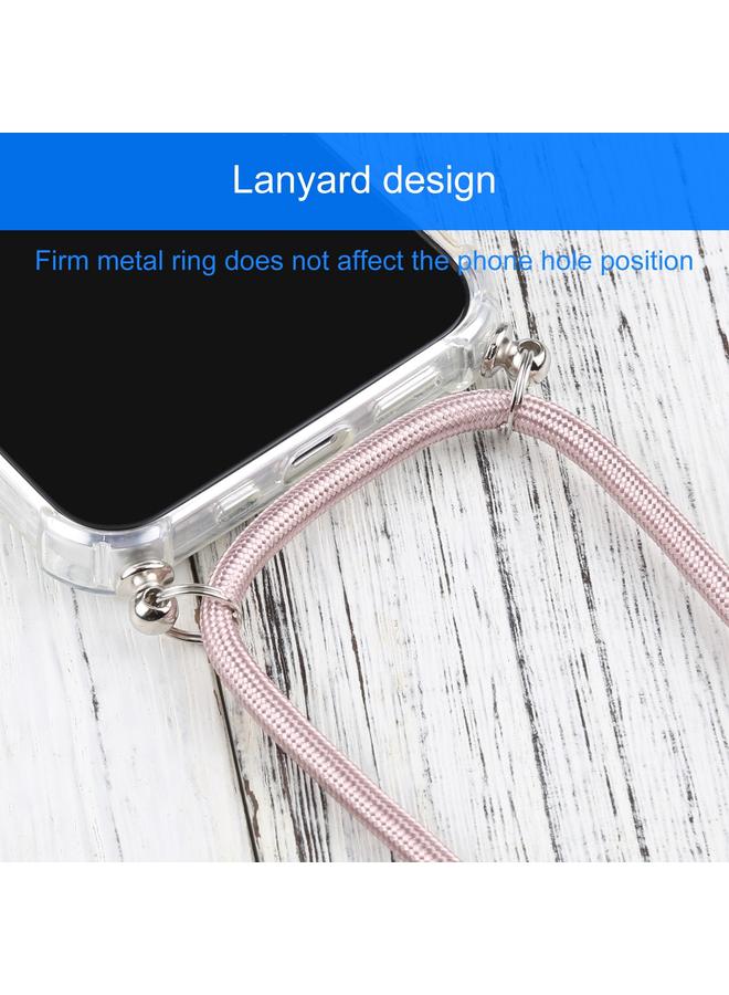 Zaboon Case For iPhone 13 Pro Max Four-corner Shockproof Transparent TPU Protective Case with Lanyard - Image 5