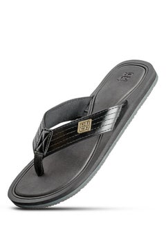 PUCA Puca Slippers For Men | Slippers is designed for ease, stability and durability | Comfortable Men's Slippers | Stark Black  - Image 1