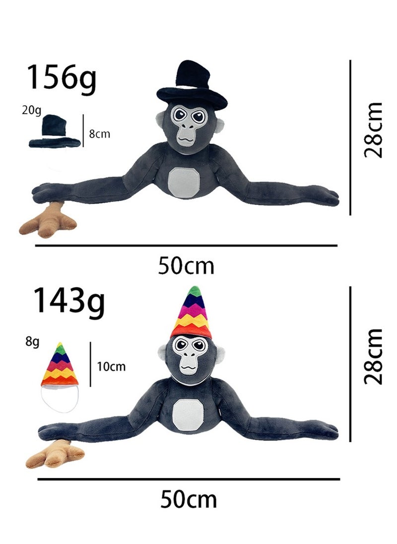 Y&D - Gorilla Tag Monke 28cm include 2 hats - Image 1