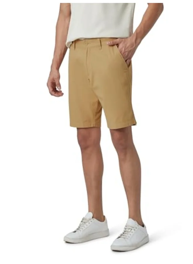 XYXX  XYXX Menâ€™s Element Cotton Straight Fit Solid Chino Shorts with Side Pockets  | Best Price UAE